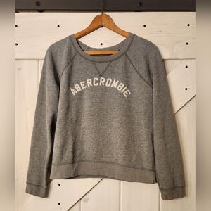 Y2K Abercrombie And Fitch Crewneck Sweatshirt. Size M. Gray. Pullover.